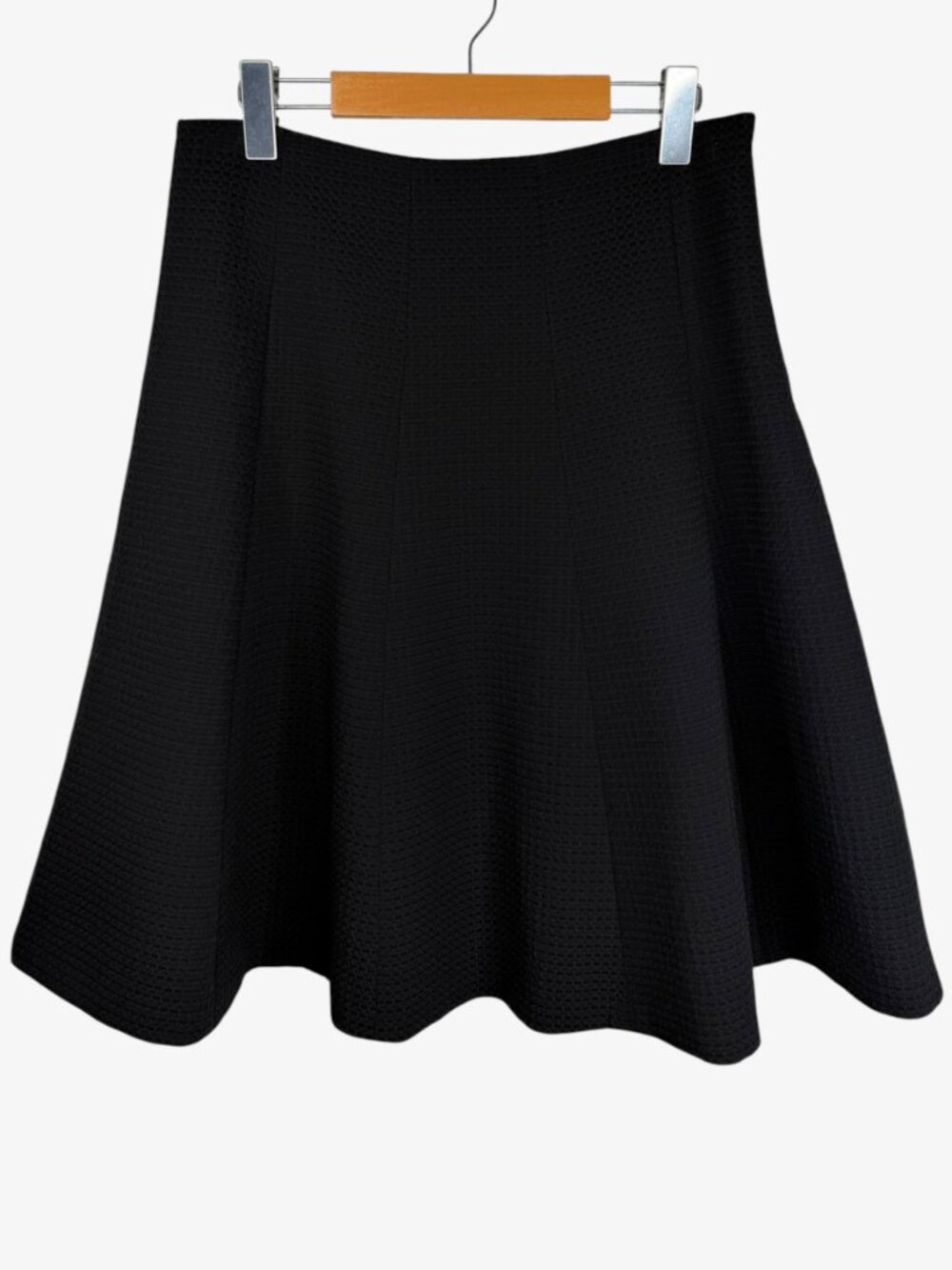 CLUB MONACO A-Line Flare Knee Length Skirt - Black - Size 8